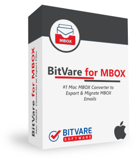 MBOX emails to PST Converter for Mac software box