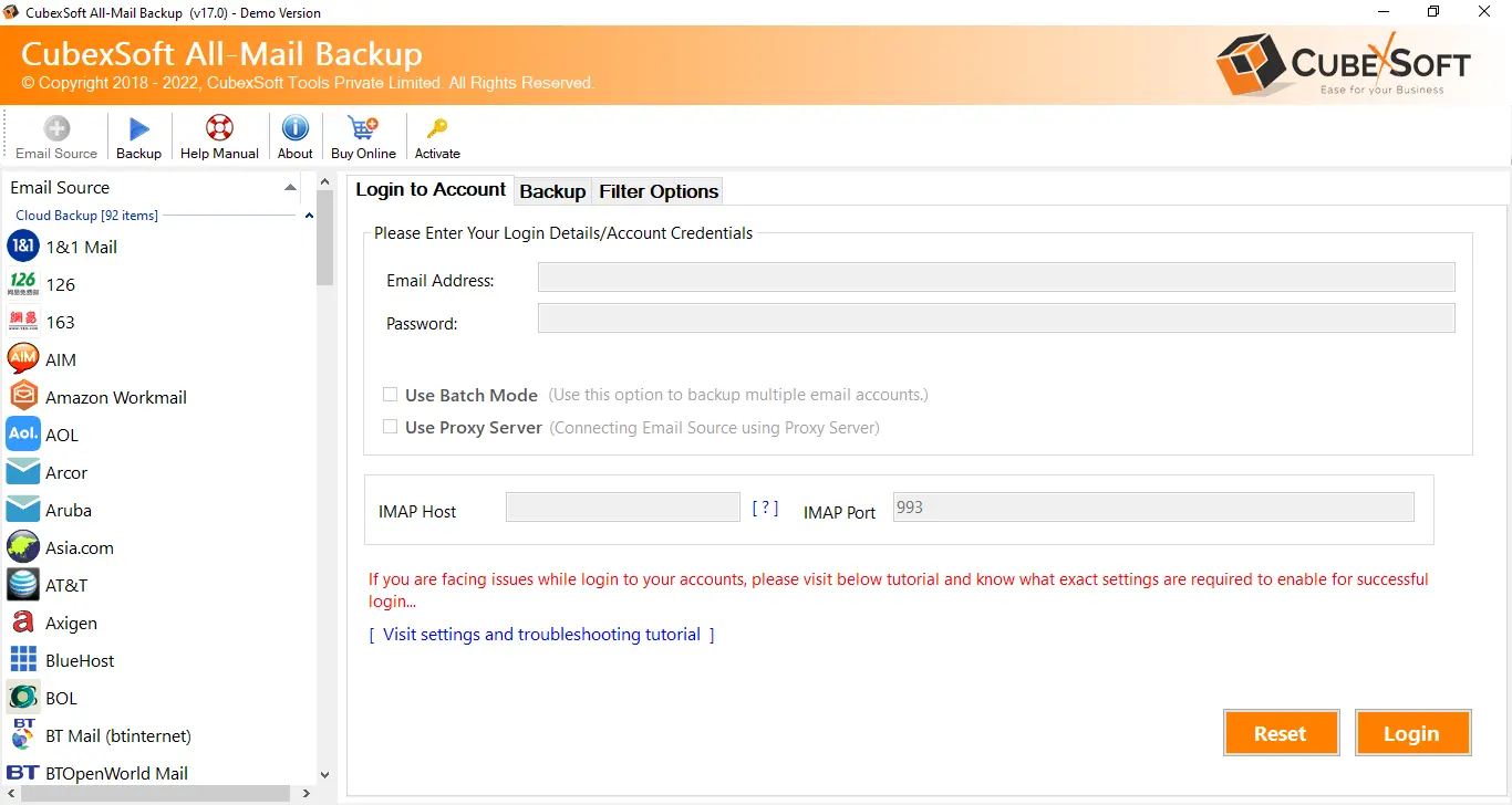 export data from zoho mail with Zoho Mail Backup Tool