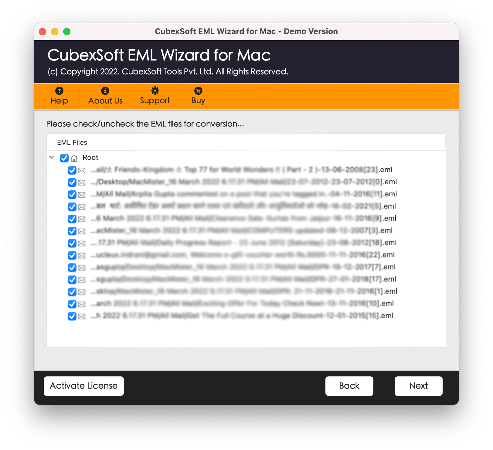 check files