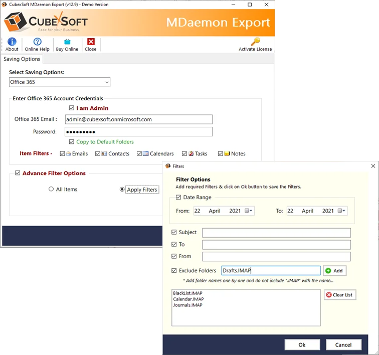 backup MDaemon files