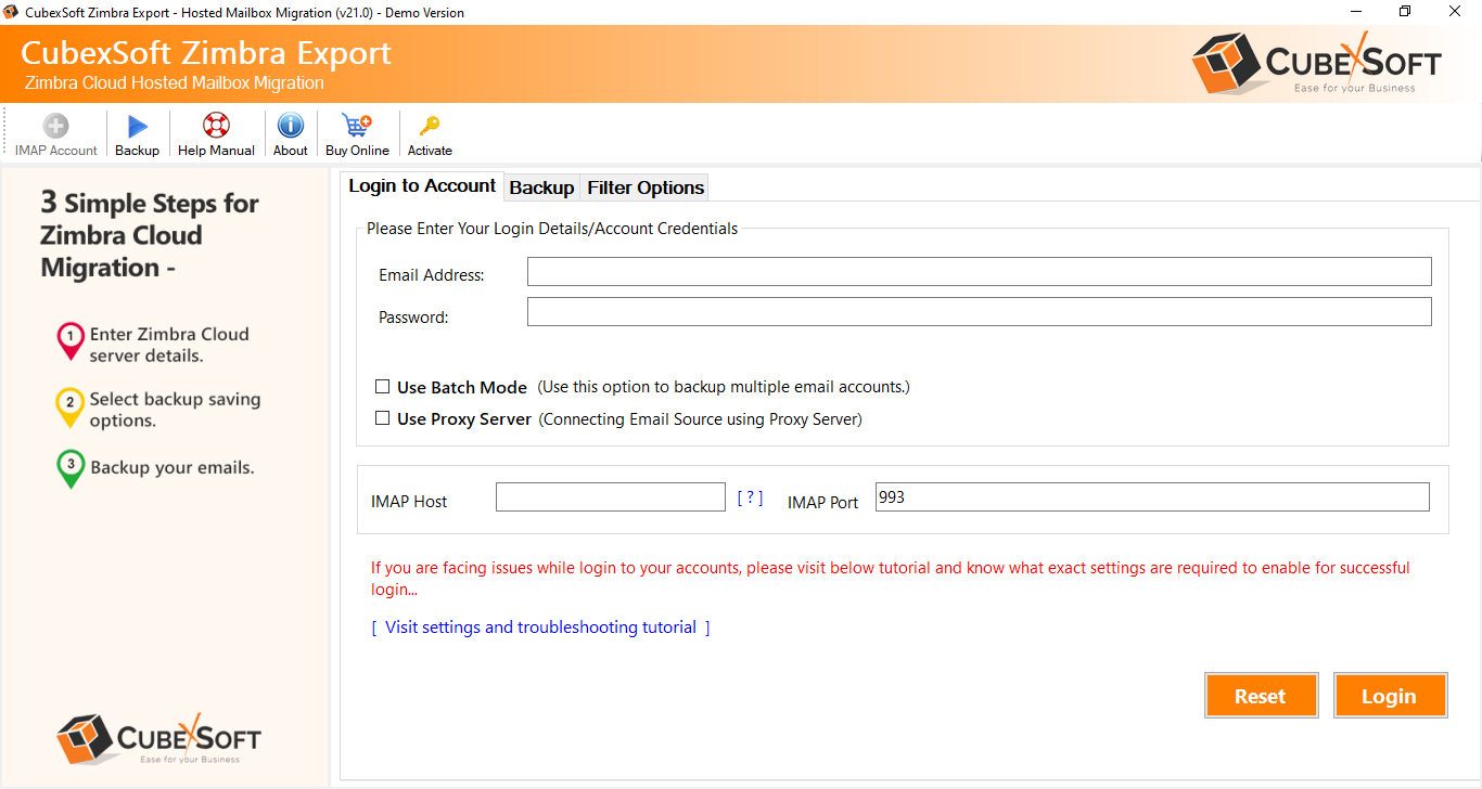 Select MBOX files